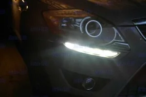 Установка штатных дневных ходовых огней на Ford Kuga 2008-2012