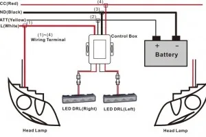 Схема подключения DRL (daytime running light) для автомобилей