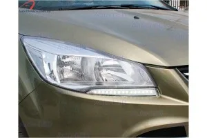 Установка штатных дневных ходовых огней на Ford Kuga 2013