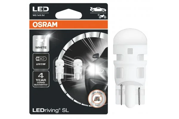 Світлодіодні лампи Osram 2825DWP-BLI2 W5W 1W 6000K LEDriving