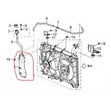 Розширювальний бачок охолодження Honda M-NV