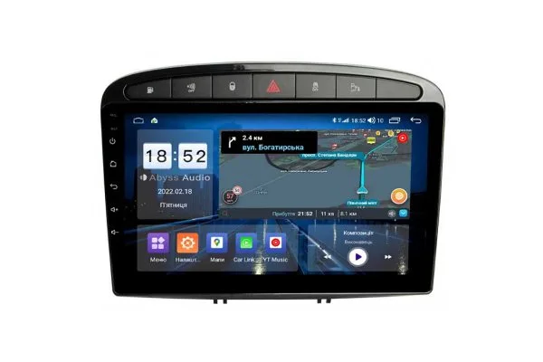 Штатная магнитола для Peugeot 408 2011-2017 Abyss Audio QS-9236