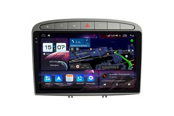 Штатна магнітола для Peugeot 408 2011-2017 Abyss Audio QXR-9236