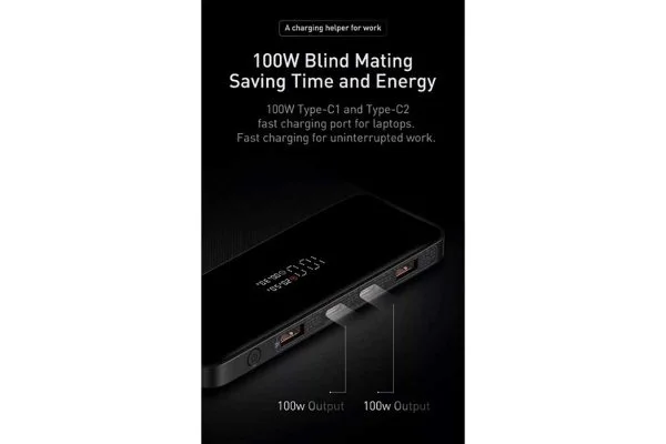 Универсальная мобильная батарея Baseus Blade Digital Display 20000mAh 100W 5A
