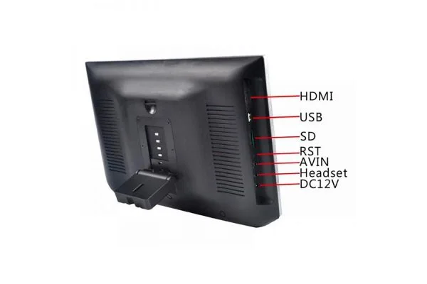 Монітор на підголовник Baxster BHA14216F Flat gray (на Android)