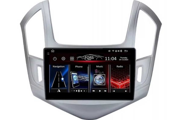 Штатна магнітола для Chevrolet Cruze 2012-2015 (silver) FORS.auto FS 4 PRO