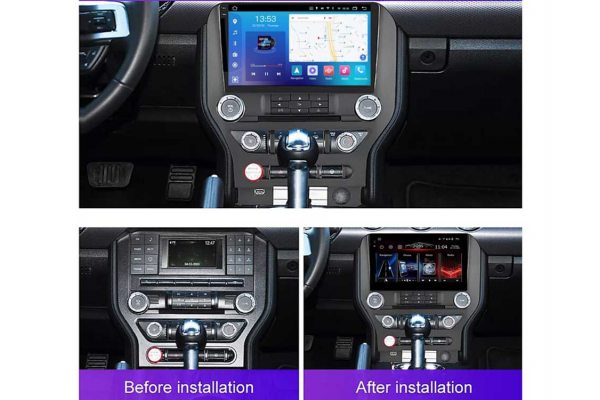 Штатна магнітола для Ford Mustang 2015-2019 (low-end) FORS.auto FS 4 PRO
