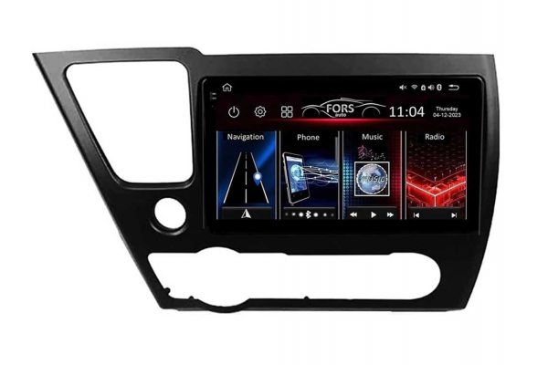 Штатна магнітола для Honda Civic 2013-2016 FORS.auto FS 4 PRO
