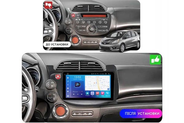Штатна магнітола для Honda Jazz 08-13 FORS.auto FS 4 PRO