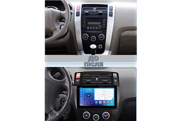 Штатна магнітола для Hyundai Tucson 2006-2014 (black) FORS.auto FS 4 PRO