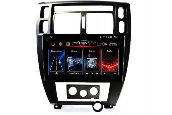 Штатна магнітола для Hyundai Tucson 2006-2014 (black) FORS.auto FS 4 PRO