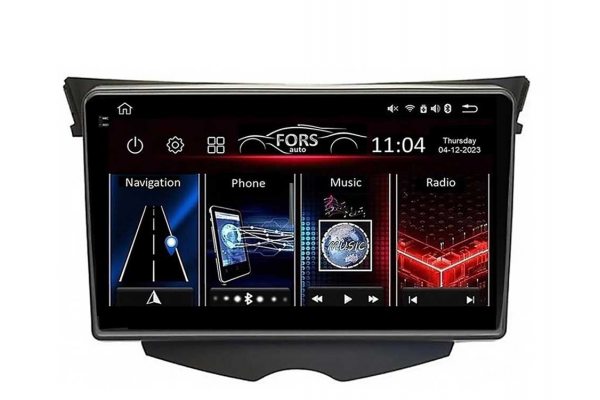 Штатна магнітола для Hyundai Veloster 2011-2017 FORS.auto FS 4 PRO