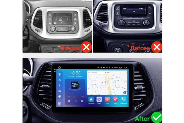 Штатна магнітола для Jeep Compass 2017+ FORS.auto FS 4 PRO