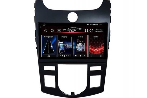 Штатная магнитола для Kia Cerato/Forte (climate) black 2008-2012 FORS.auto FS 4 PRO