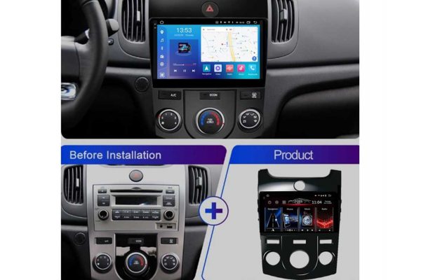 Штатная магнитола для Kia Cerato/Forte (cond) black 2008-2012 FORS.auto FS 4 PRO