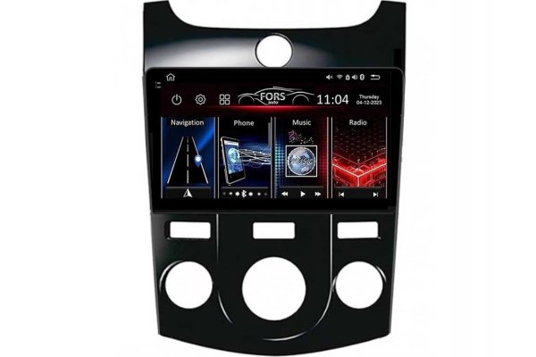 Штатная магнитола для Kia Cerato/Forte (cond) black 2008-2012 FORS.auto FS 4 PRO