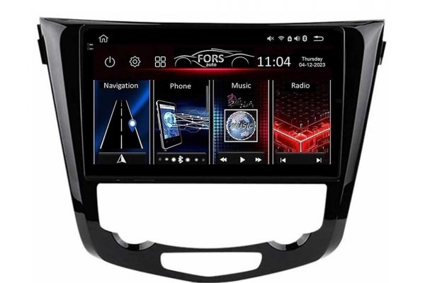 Штатна магнітола для Nissan Qashqai/X-trail 14-18 (climate) FORS.auto FS 4 PRO