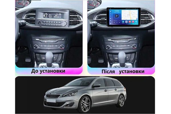 Штатная магнитола для Peugeot 308 (LHD) 2012-2014 FORS.auto FS 4 PRO