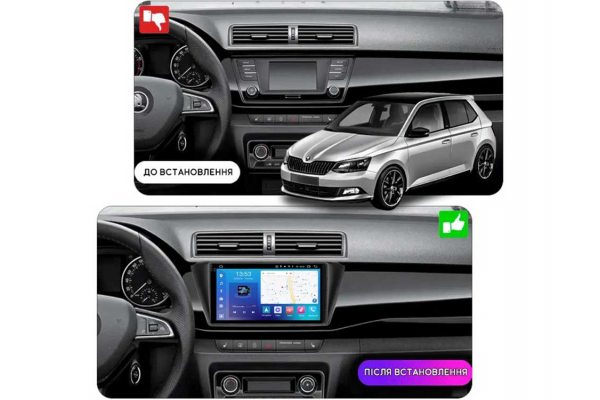 Штатная магнитола для Skoda Fabia 2014-2020 FORS.auto FS 4 PRO