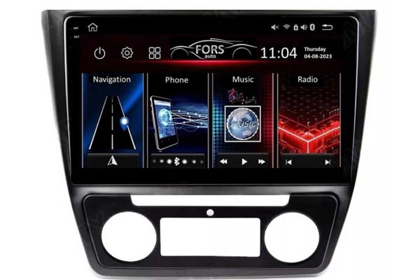 Штатная магнитола для Skoda Yeti 2014-2017 (high-end) FORS.auto FS 4 PRO