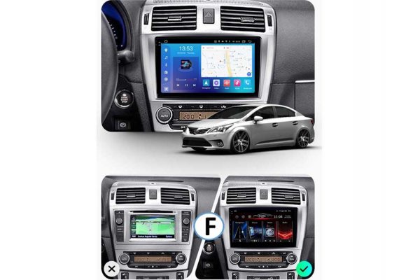 Штатна магнітола для Toyota Avensis 2011-2015 (silver) FORS.auto FS 4 PRO