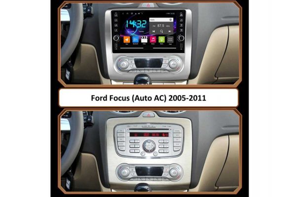 Штатна магнітола для Ford Focus 05-11 (climate) FORS.auto K150