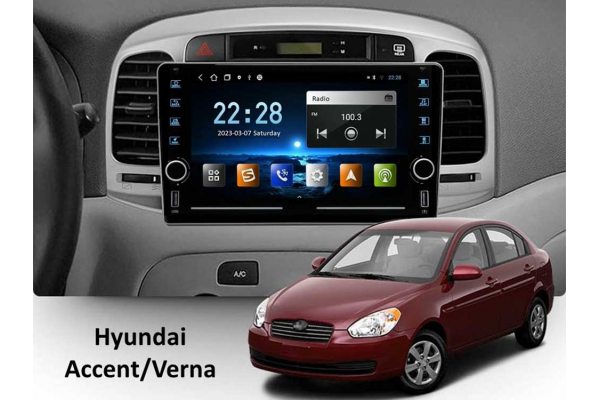 Штатная магнитола для Hyundai Accent 09-12 FORS.auto K150