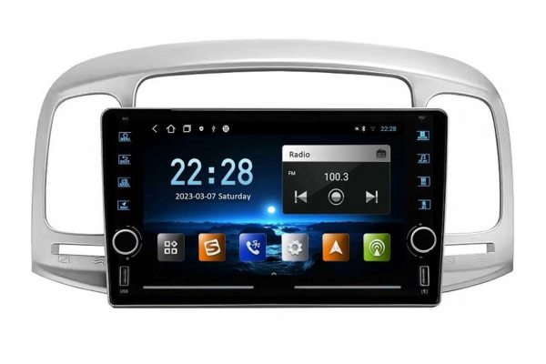 Штатная магнитола для Hyundai Accent 09-12 FORS.auto K150