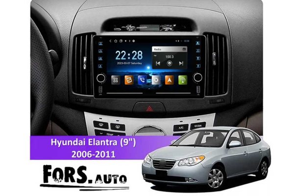 Штатная магнитола для Hyundai Elantra 06-11 FORS.auto K150