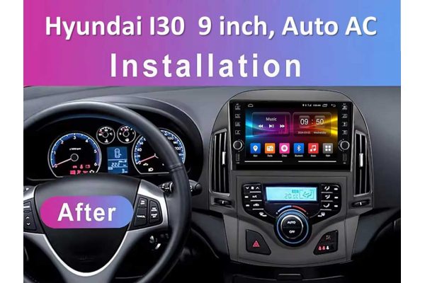 Штатная магнитола для Hyundai i30 08-11 (climate) FORS.auto K150
