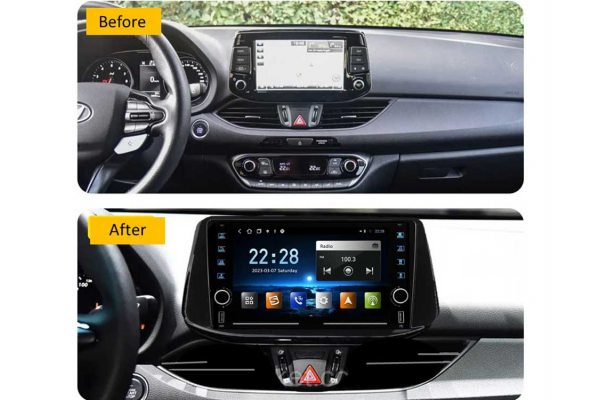 Штатная магнитола для Hyundai i30 17-19 FORS.auto K150