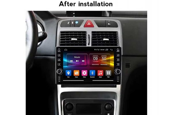 Штатна магнітола для Peugeot 307 02-13 FORS.auto K150
