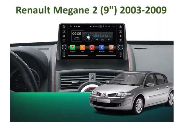 Штатная магнитола для Renault Megane 03-09 FORS.auto K150