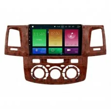 Штатная магнитола для Toyota Hilux, Fortuner 07-14 (wooden) FORS.auto K150