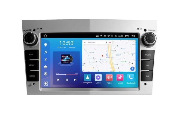 Універсальна магнітола для Opel Astra/Vectra/Zafira/Corsa (silver) FORS.auto 4 PRO-OP-S Універсальна магнітола для Opel Astra/Vectra/Zafira/Corsa (silver) FORS.auto 4 PRO-OP-S