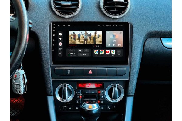 Штатна магнітола для Audi A3 03-13, S3 06-12, RS3 11-12 Gazer T6009-8P