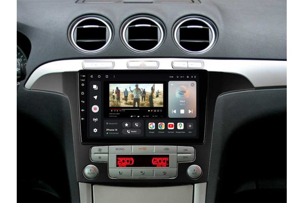 Штатная магнитола для Ford S-Max 06-15 Gazer T6009-CD340