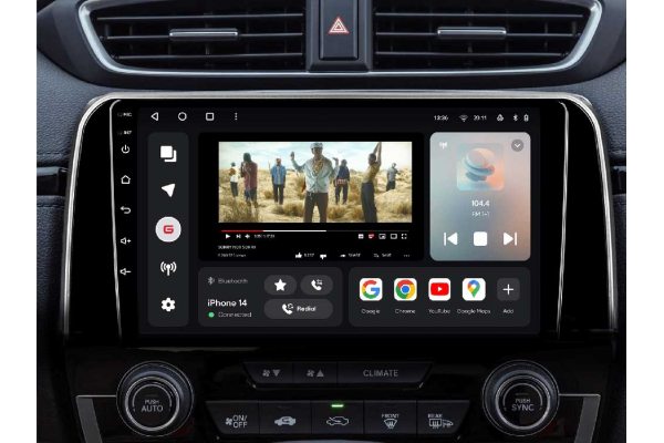 Штатная магнитола для Honda CR-V 16-18 Gazer T6009-RW