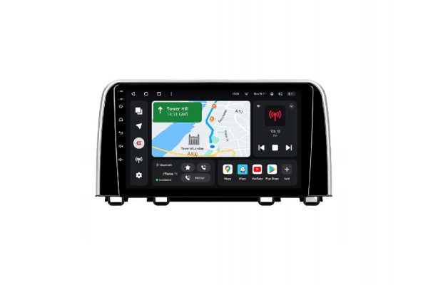 Штатная магнитола для Honda CR-V 16-18 Gazer T6009-RW