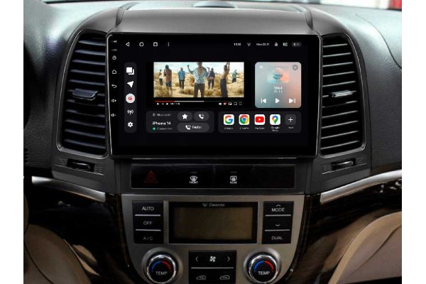 Штатная магнитола для Hyundai Santa Fe 06-12 Gazer T6009-CM