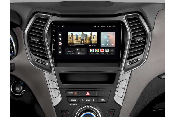 Штатная магнитола для Hyundai Santa Fe 13-16 Gazer T6009-DM/E