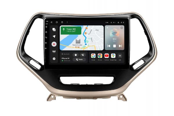 Штатна магнітола для Jeep Cherokee 14-18 Gazer T6010-KL
