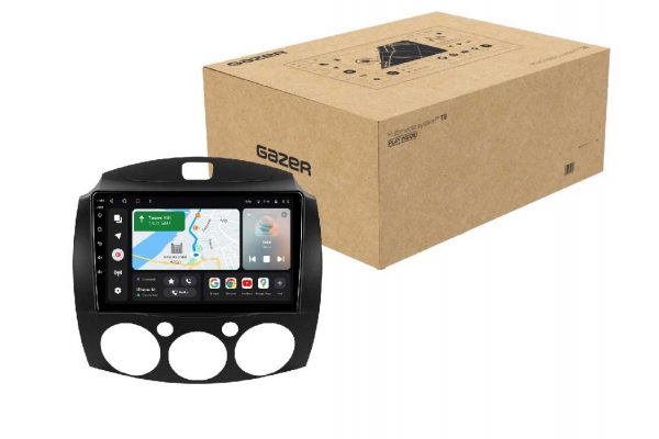 Штатна магнітола для Mazda 2 07-14 Gazer T6009-DE