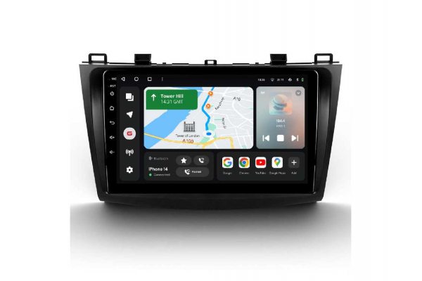 Штатна магнітола для Mazda 3 09-13 Gazer T6009-BL
