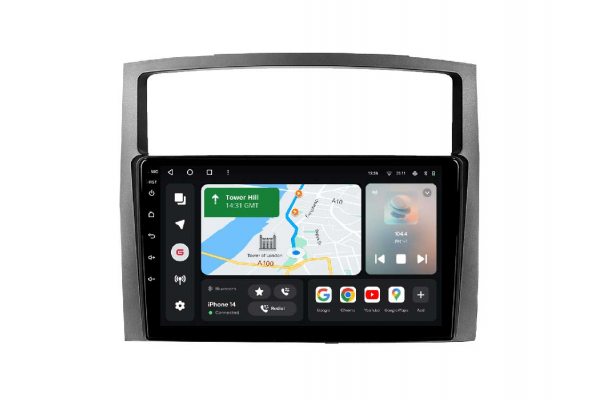 Штатна магнітола для Mitsubishi Pajero 06-14 Gazer T6009-V80/H
