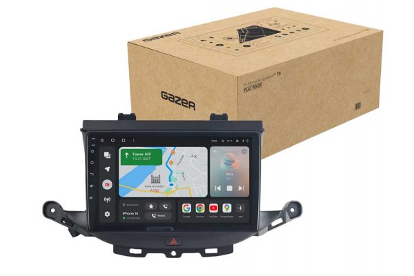 Штатная магнитола для Opel Astra 15-19 Gazer T6009-B16