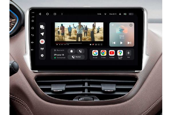 Штатная магнитола для Peugeot 2008 13-20 Gazer T6009-A94F