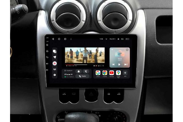 Штатная магнитола для Renault Logan, Sandero, Duster 09-20 Gazer T6009-B90