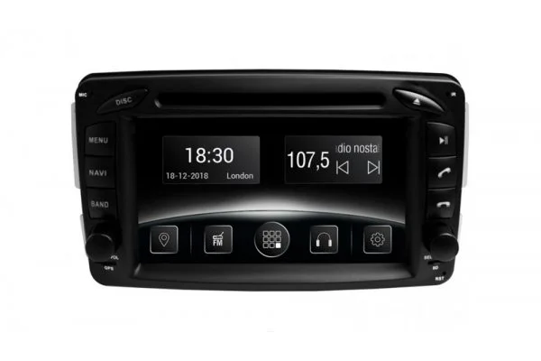 Штатна магнітола для Mercedes-Benz E-class (W210) Gazer CM6007-W163