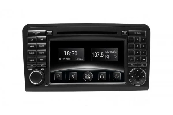 Штатна магнітола для Mercedes-Benz ML-class (W164) Gazer CM6007-W164